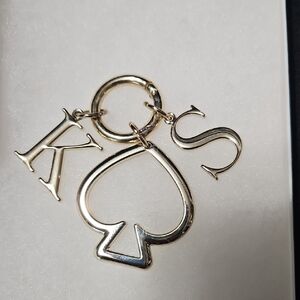 Kate Spade NWOT Gold Initial Keychain/charm